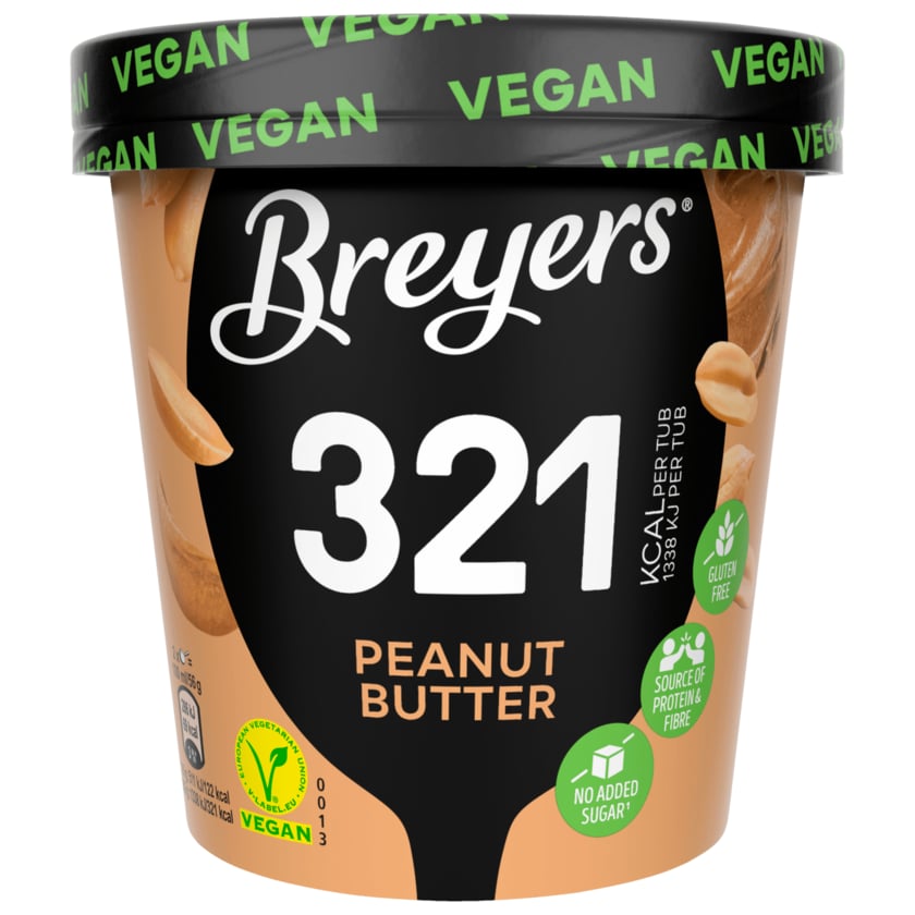 Breyers Eiscreme Peanut Butter vegan 465ml